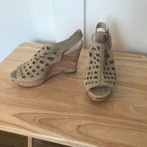 Adorable and chic Franco Sarto wedge sandals